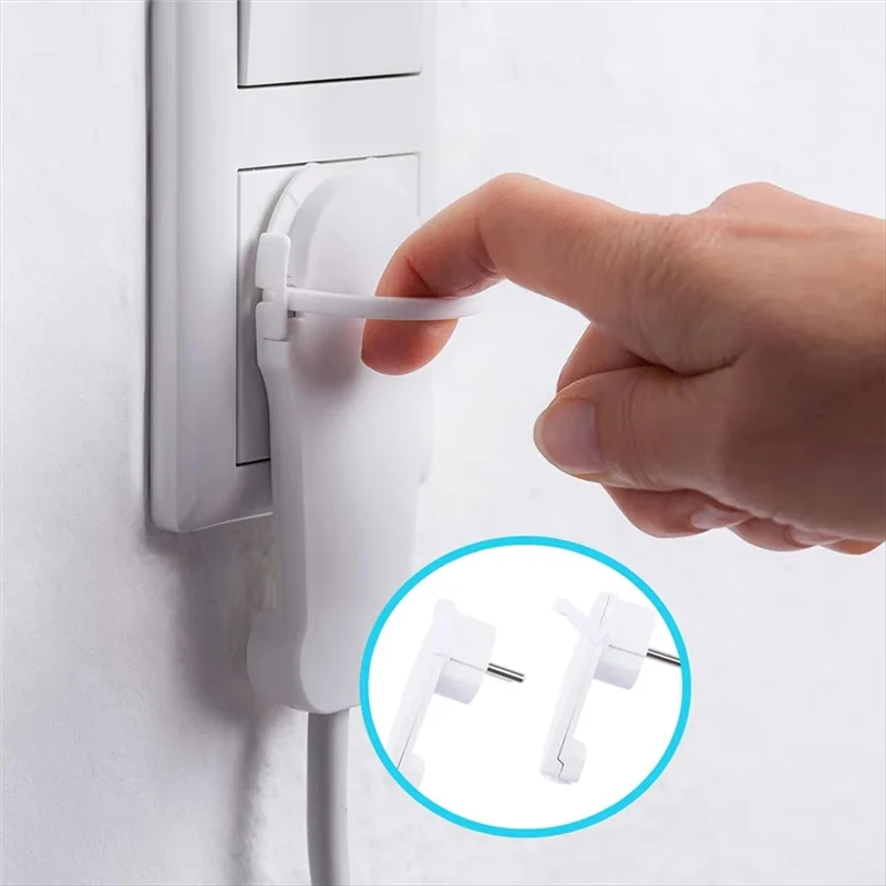 AA08-2Pcs White Schuko Angled Plug Flat Schuko Flat Plug 250 V (16 A) Schuko Plug Flat Eu Plug