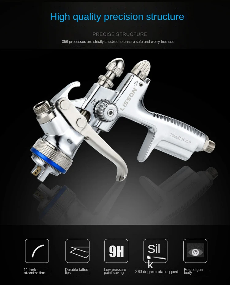 Airbrush paint gun Air gun Paint spray gun automotive automobile Spray gun High atomization superior quality Pneumatic tools