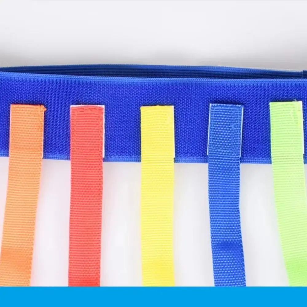 Adjustable Funny Game Toy Belt Bright Color Buckle Belt Tail Pulling Prop Waist Strap Chasing Ribbon Webbing