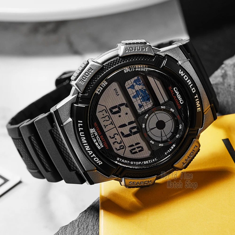 Casio watch for men top brand luxury set LED digital Waterproof watch Sport military relogio masculino AE-1000W-1B