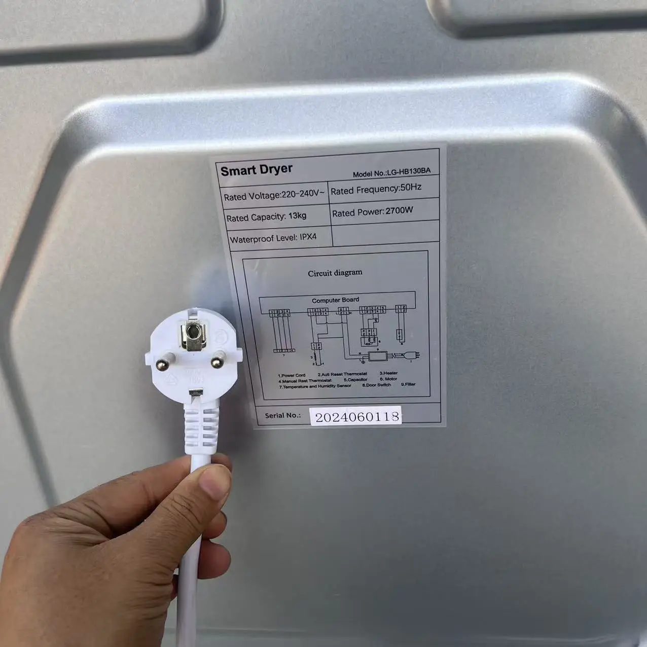 

Z High Quality 13KG Large-capacity Dryer Drying Machine Precise Temperature Control Energy-saving and Protective for Clothes