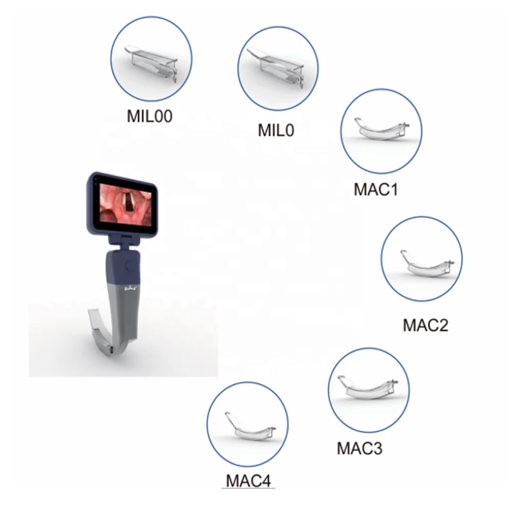 

LTEV17 Cheap Price 3 inch LCD Full View Ent Endoscope Portable USB Disposable Video Laryngoscope
