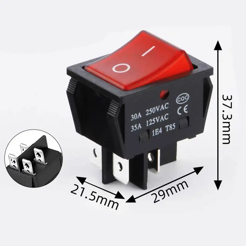 1-5pcs 30A 12V 24V Battery Main Switch for RC Tug/Bait Boat 550 775 Brushed Motor