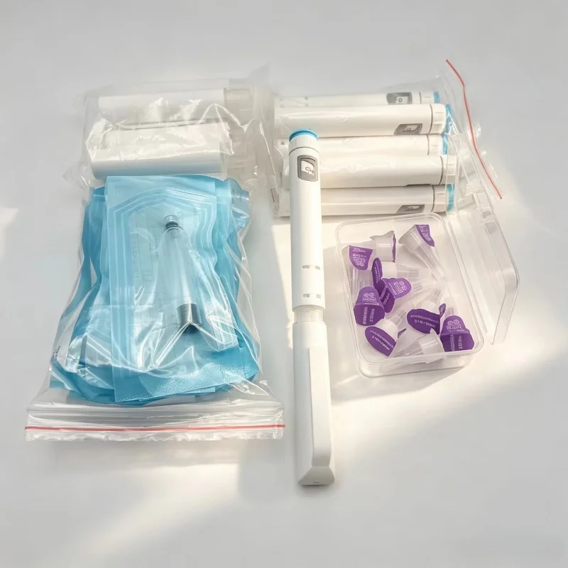 

10Pcs Latex Free Disposable Insulin Pen with Dose Counter for Glucose Management No Drugs