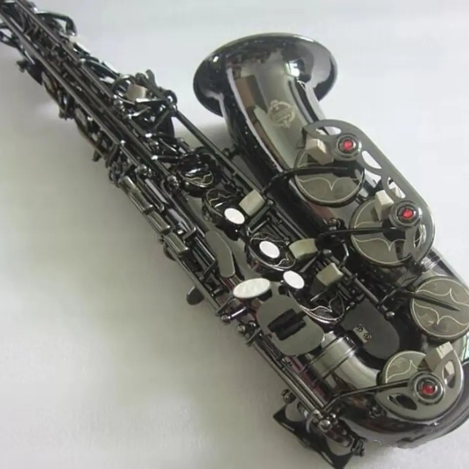 

Suzuki Saxophone Midrange E Black Nickel Handmade Carving Western Wind Band Manufacturer Customized Special Promotion