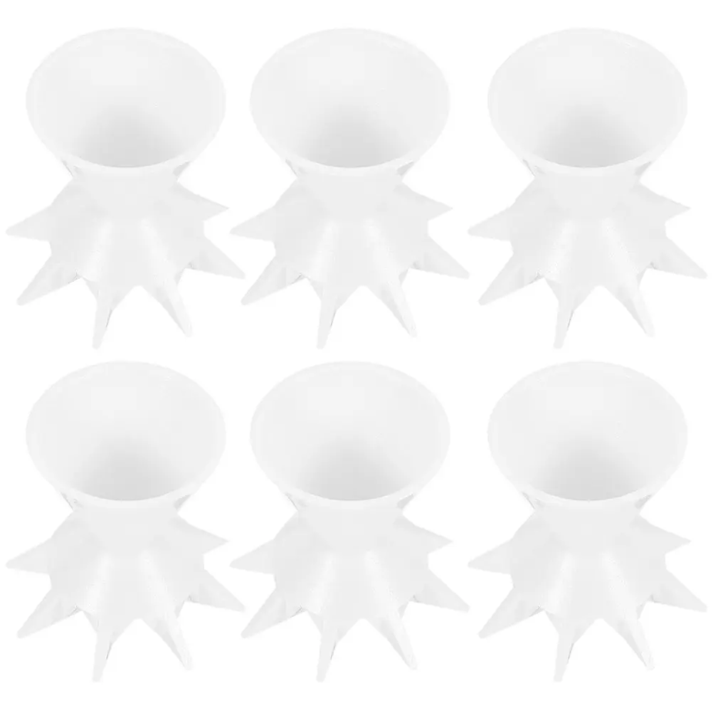 6Pcs Paint Pouring Cups Silicone Funnel Cups for Painting Pouring Easy Clean Art Supplies Painting Supplies Silicone Funnel