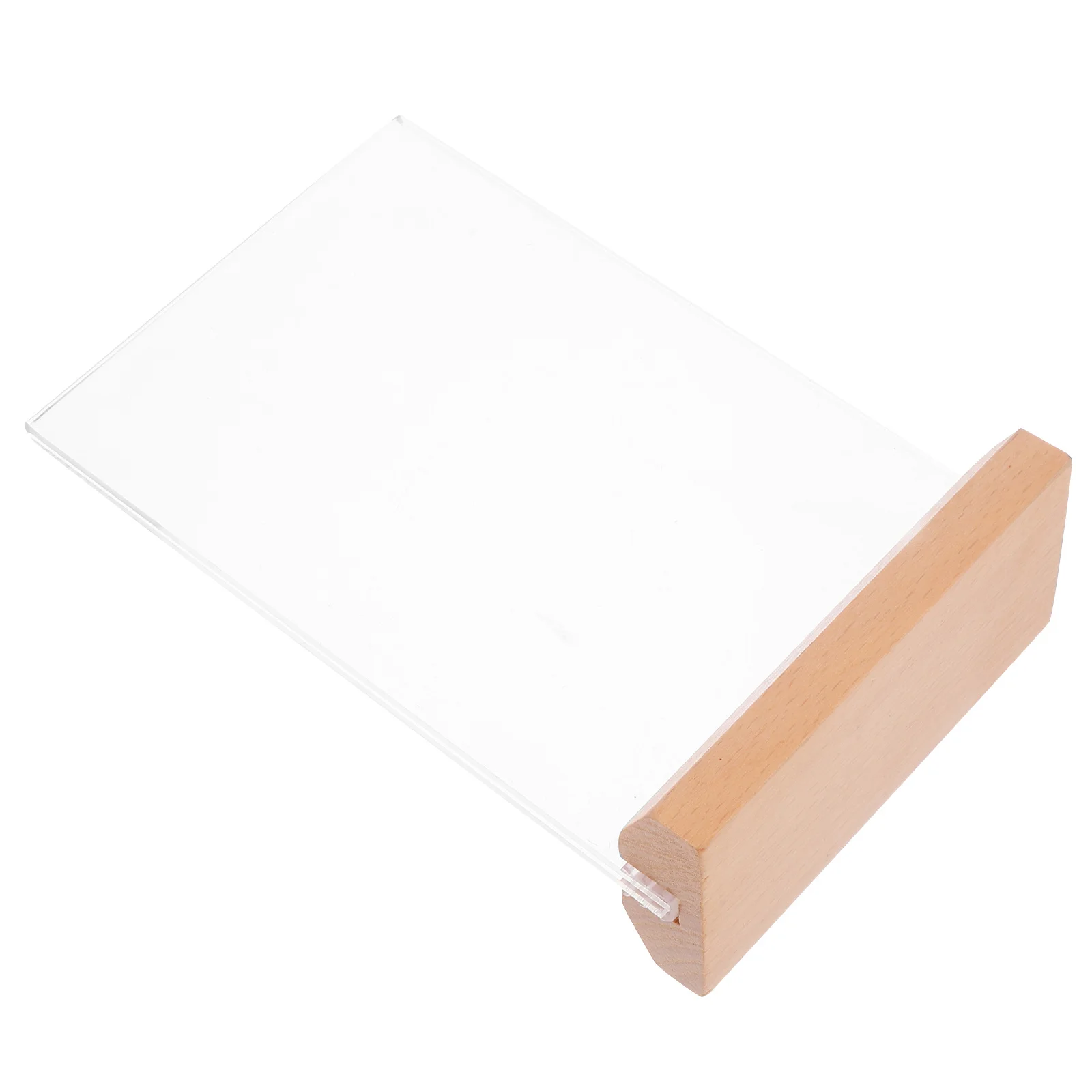 حامل علامة أكريليك شفاف، حامل سعر احترافي، خفيف الوزن لمتجر الفاكهة، علامات ترويجية مقاومة للاهتراء #6