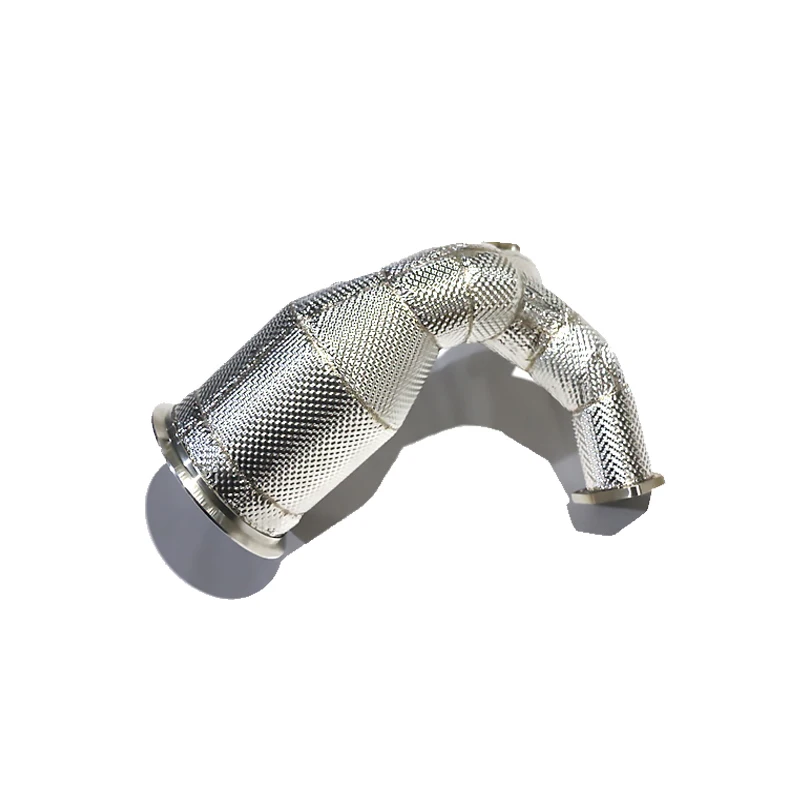 HMD Raindrop Heat insulation manifold downpipe high flow for Audi 2018-2021 B9 S4 S5 automotive accessories