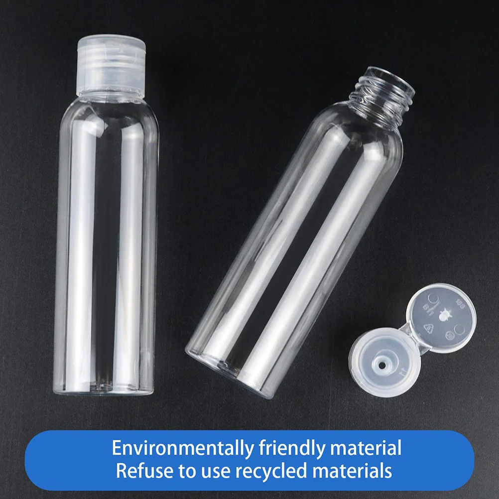 

6 Pcs Flip Storage Bottle Refillable Lotion Shampoo Dispenser Bottles Container Hair