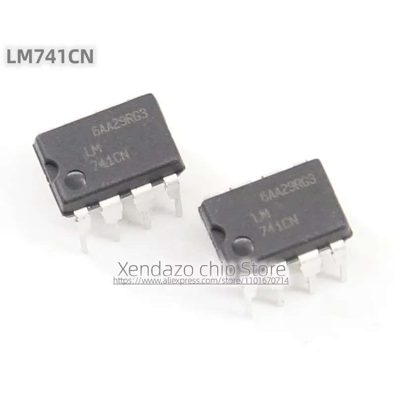 10pcs/lot LM741CN LM 741CN DIP-8 package Original genuine Operational amplifier chip