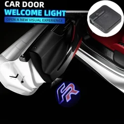 2Pcs Car styling Auto Door LED Decoration Wireless Welcome Light Logo Projector For Seat Leon Ateca Ibiza Cordoba FR Car Goods