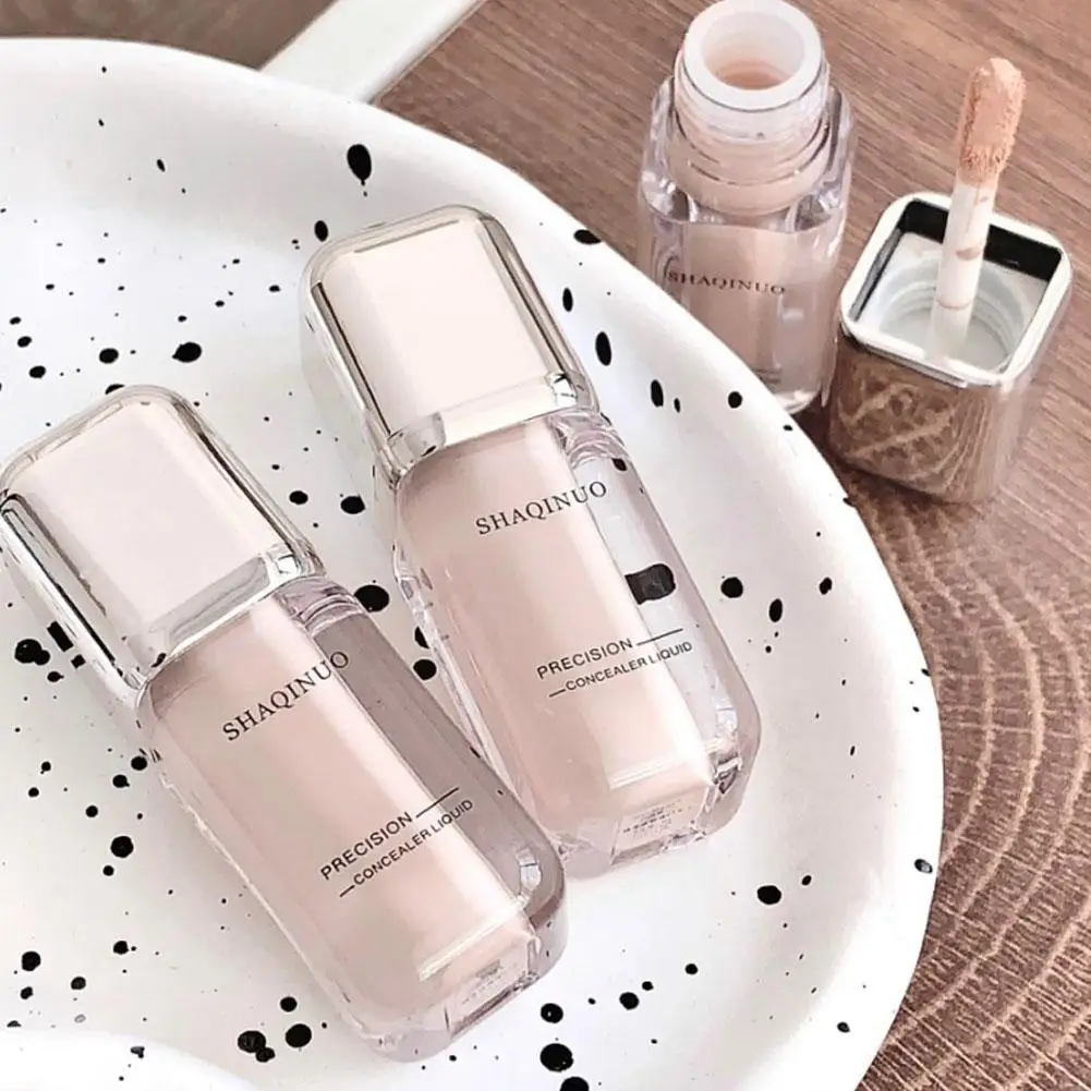 持続性のあるリキッドコンシーラー防水フルカバレッジナチュラルフェイス輪郭コンシーラー明るくカバーくま美容メイク