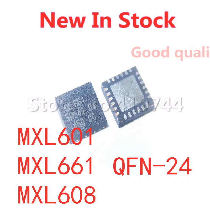 2PCS/LOT MXL601 MXL661 MXL608 MXL608-AG-T QFN-24SMD LCD tuner chip In Stock NEW original IC