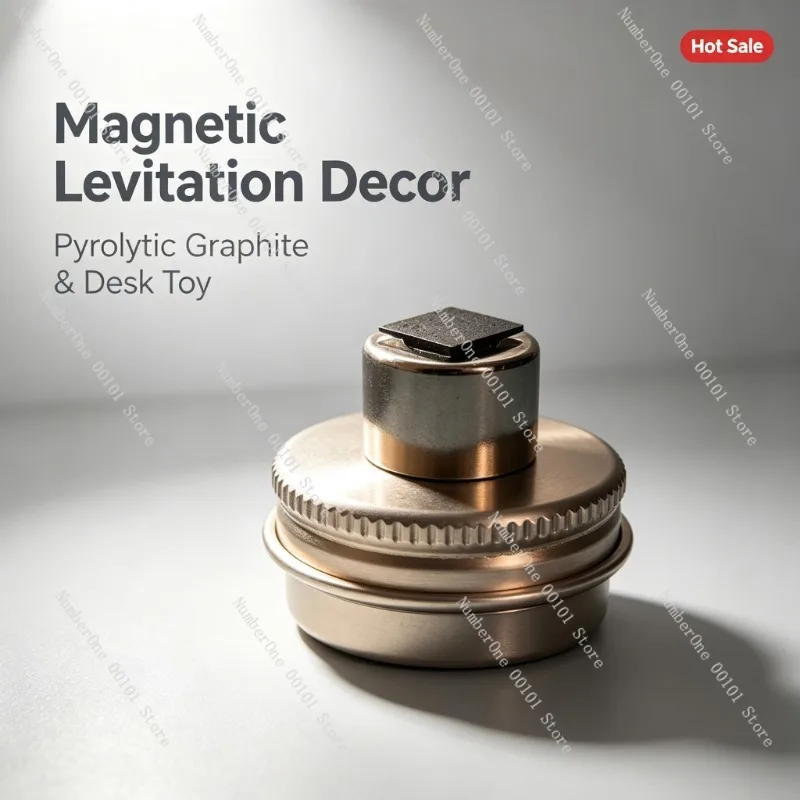 Pyrolytic Magnetic Levitation Kit Diamagnetic Science Experiment, Physics Teaching Tool Educational Desk Toy for Kids