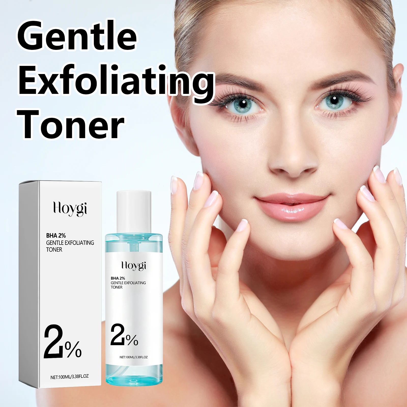 BHA 2% مصل الوجه للتحكم في الزيوت، تفتيح البشرة، ترطيب المسام، تقشير، تتلاشى علامات حب الشباب، تونر مهدئ ومغذي #1