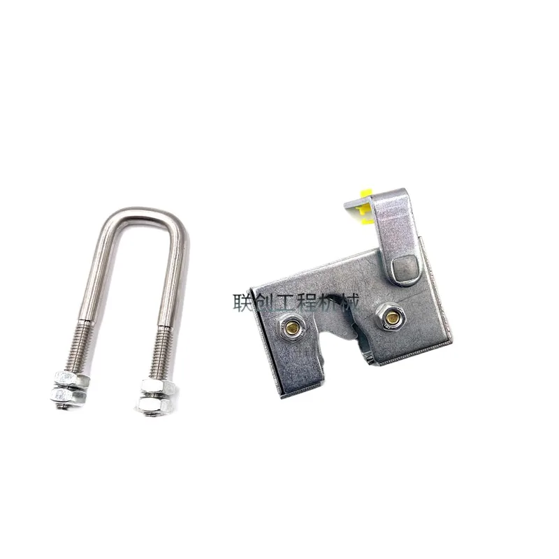 For Yuchai Yc35/60/85-6-7-8 Reverse Buckle Lock Cab Positioning Lock Door Latch Excavator Accessories