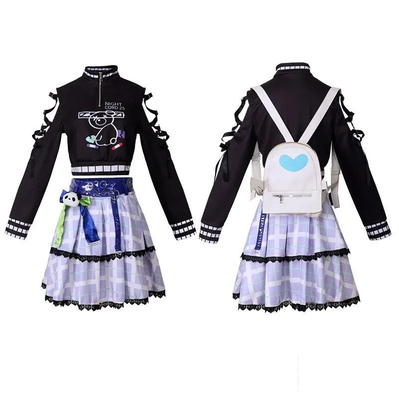 متوفر في المخزون Asahina Mafuyu Yoisaki Kanade Akiyama Mizuki Shinonome Ena تأثيري أنيمي الملونة المرحلة تأثيري حلي شعر مستعار للنساء