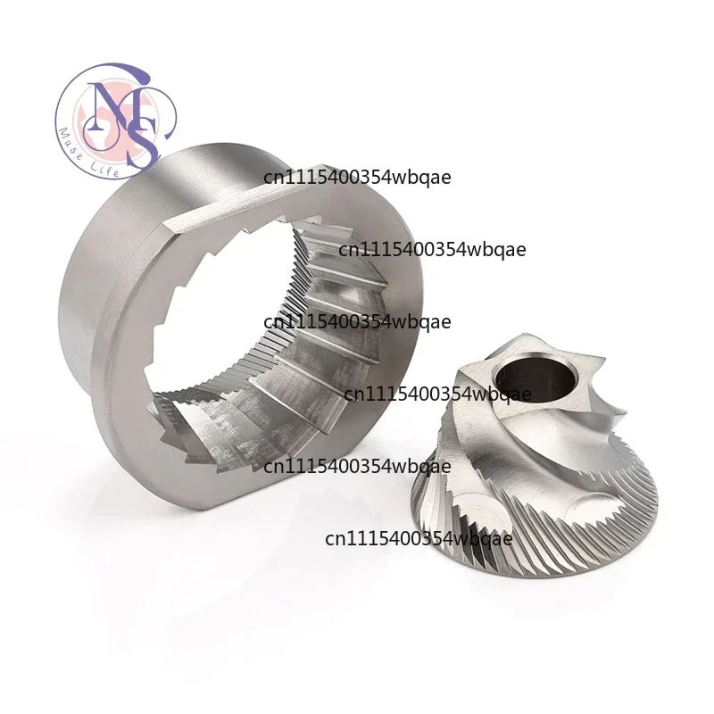 ZOCI-FOR-Coffee grinder replacement stainless steel cone grinder burr set for 48mm accessories such as Magic/Royal/Strato
