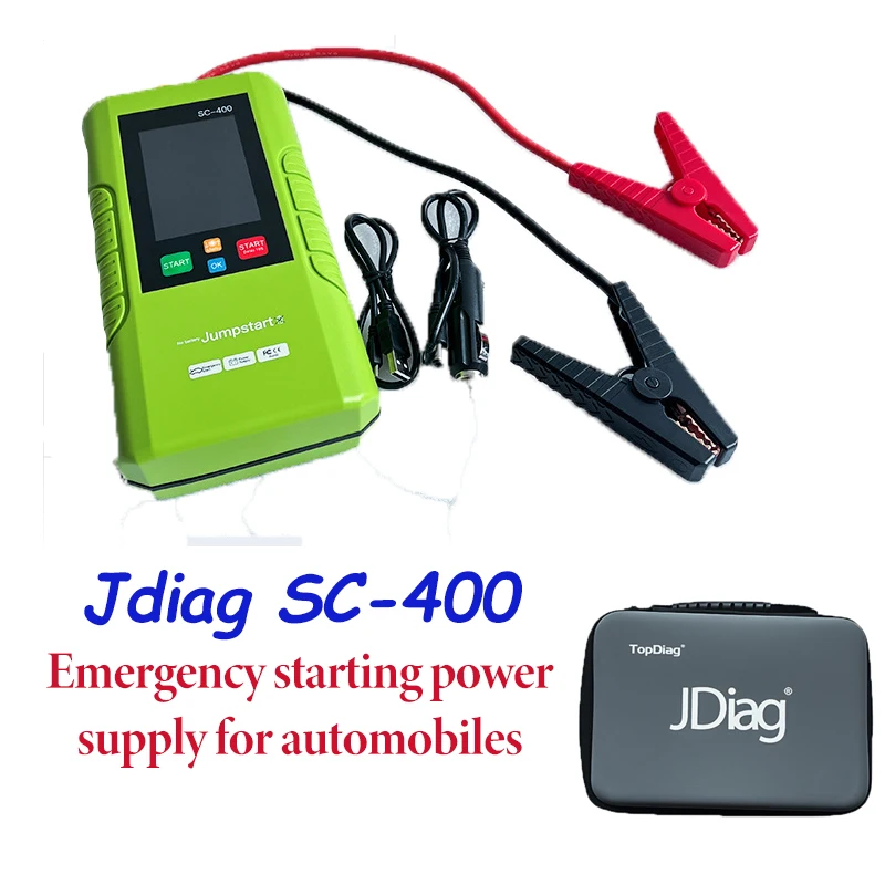 JDiag SC-400 Super Capacitor Car Jump Starter Fast Charge emergency starter Power Bank