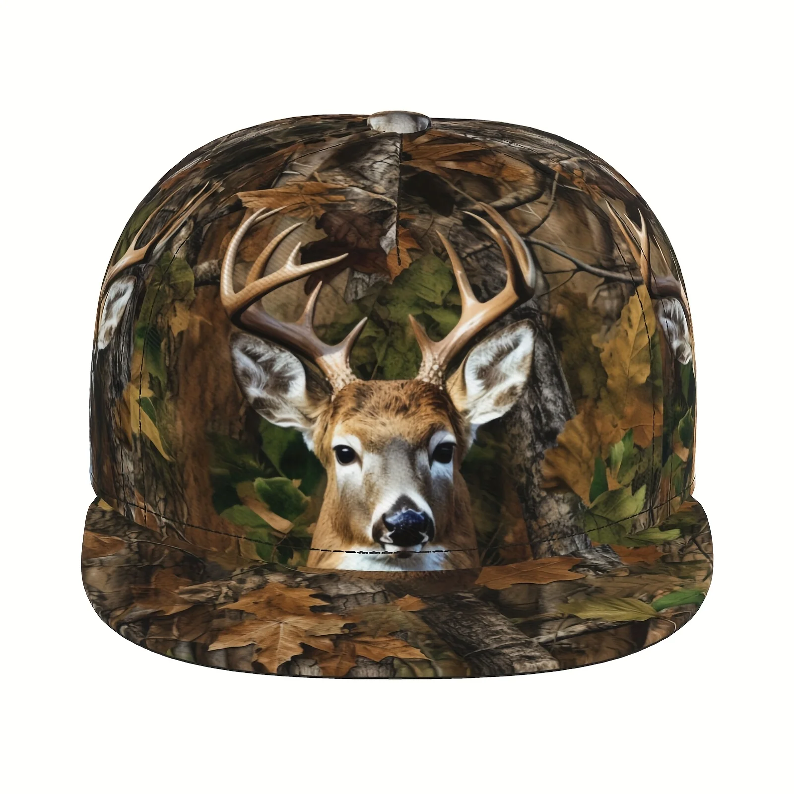 Berretto da baseball con stampa cervo mimetico per camionista hip-hop da caccia, regalo perfetto per berretto da caccia in famiglia