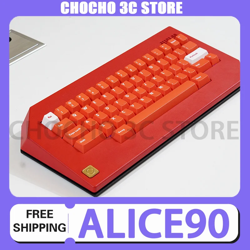 Lele Matra Alice90 Mechanical Keyboard Kit Aluminum Alloy Gasket Mount Ergonomics Customized Accessories For Keyboard Office