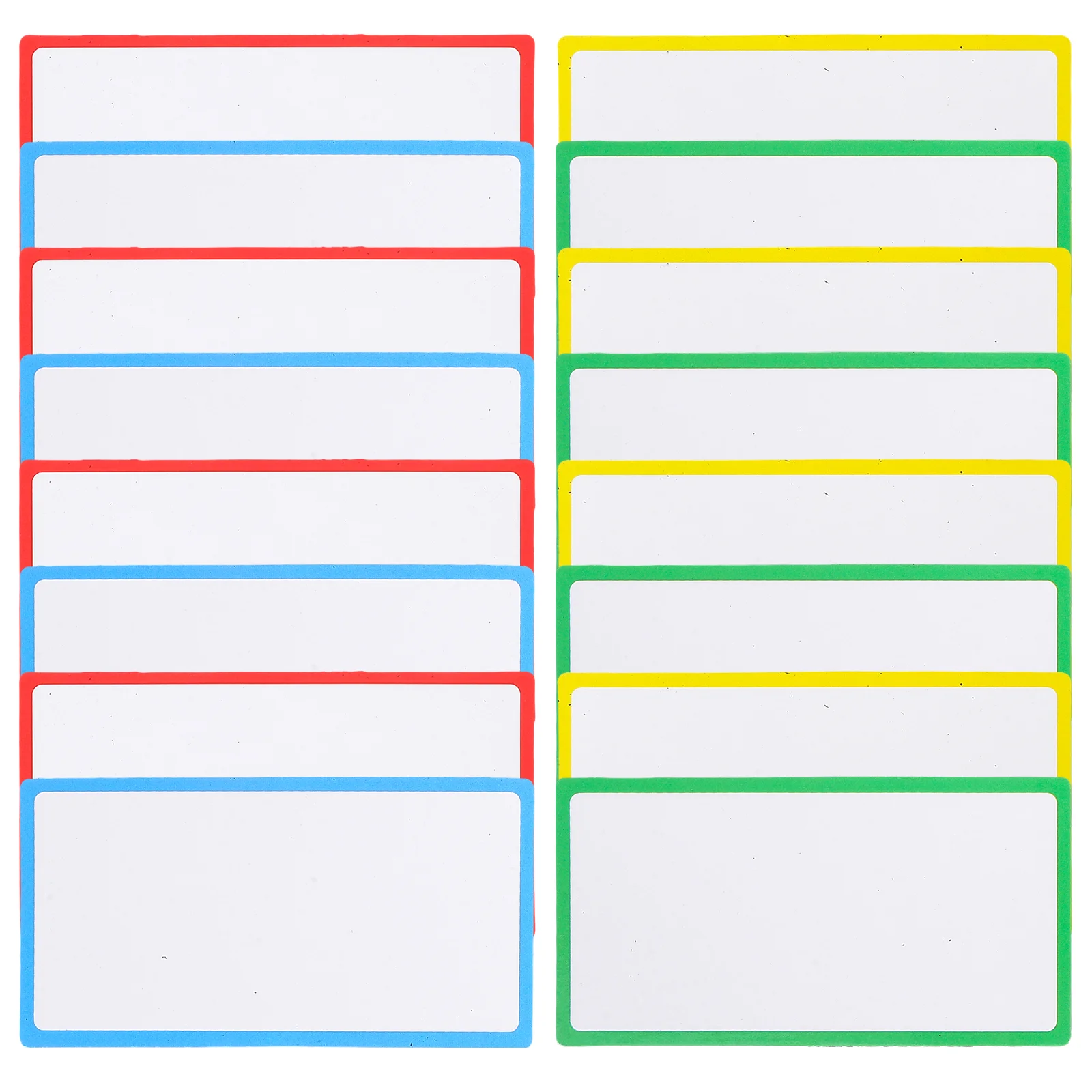 

8 Pcs Magnetic Dry Erase Name Tags Blank Card Labels for Classroom Whiteboard Reusable Coated Clean Vibrant