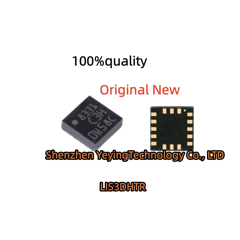 1Pcs Lis3Dhtr Lis3Dh 8331 Lga16 3-Axis Accelerometer Chip Motion Sensor