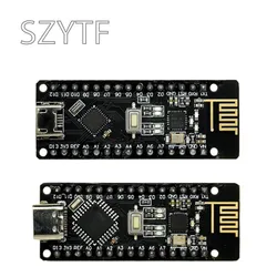 RF-Nano Nano V3.0 Micro USB Board ATmega328P QFN32 5V 16M CH340 Integrate NRF24L01+2.4G Wireless For Arduino