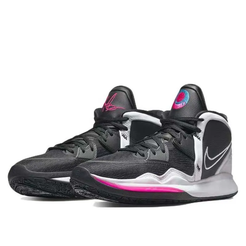 Nike Kyrie 8 Infinity round toe shock-absorbing slip resistant and durable mid top basketball shoes for both men and women