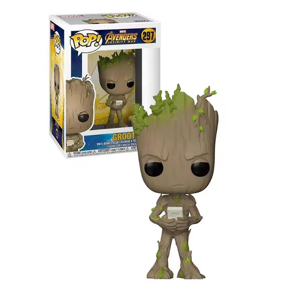 Funko Pop Guardians of the Galaxy Star-Lord 198 1201 Rocket 1202 Groot 263 280 297 Yondu 310 ألعاب شخصيات الحركة من الفينيل هدايا للأطفال #5