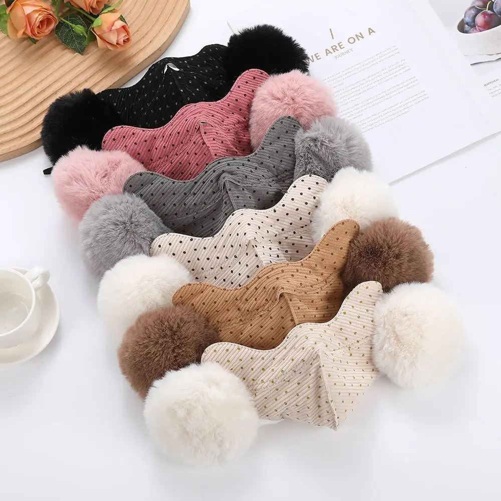 New Plush Thermal Earmuffs Mask Windproof Autumn Winter Fleece Winter Mask Dustproof Wrap Mask Cycling Earflap