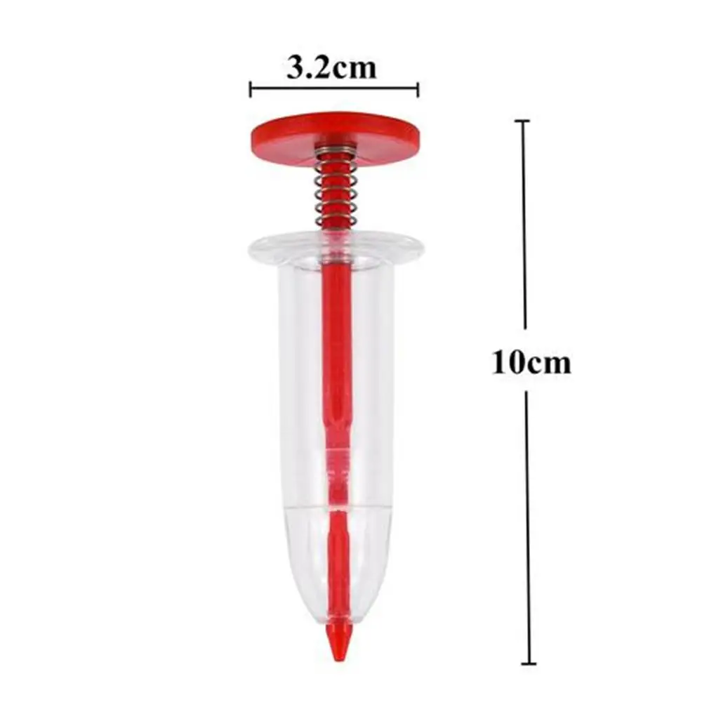 シンプルで健康的な注射器,効率的な播種トレイ,園芸用品,安全な手動プランターアクセサリー,植栽ツール