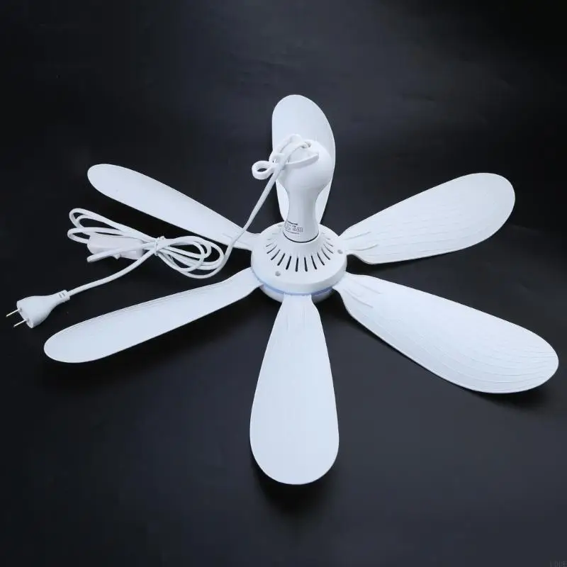 U0DE 20W Công suất 6 cánh quạt trần mini 220V Quạt đường kính 52cm/20.4in Quạt