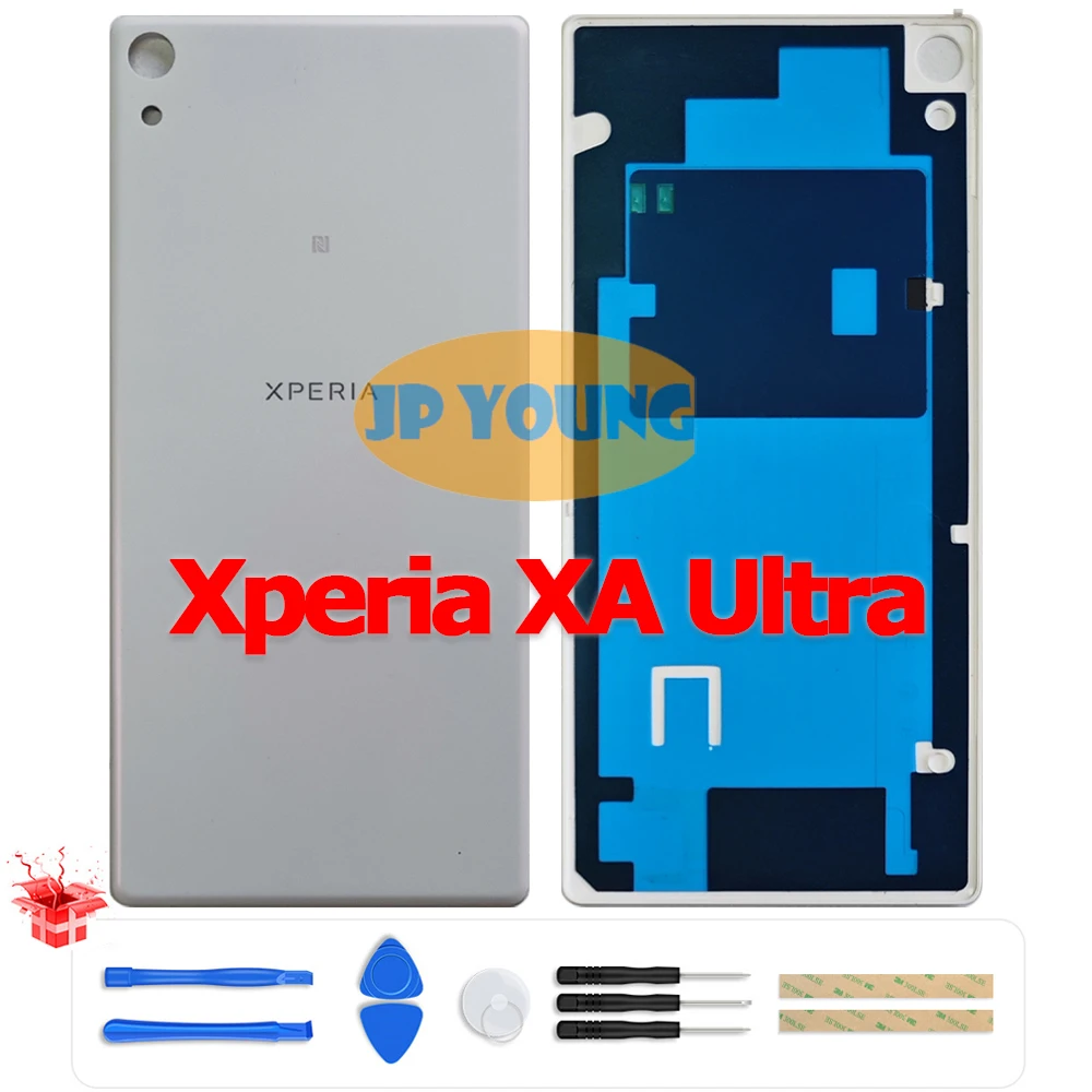 Оригинальная задняя крышка аккумулятора, корпус задней двери для Sony Xperia XA Ultra C6 F3211/F3212/F3213/F3215/F3216 - замена