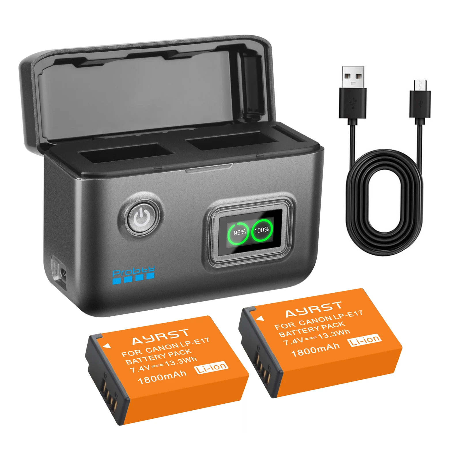 LPE17 LP E17 LP-E17 Battery +Fast Charger For Canon EOS RP 200D M3 M6 750D 760D T6i T6s 800D 8000D Kiss X8i Camera