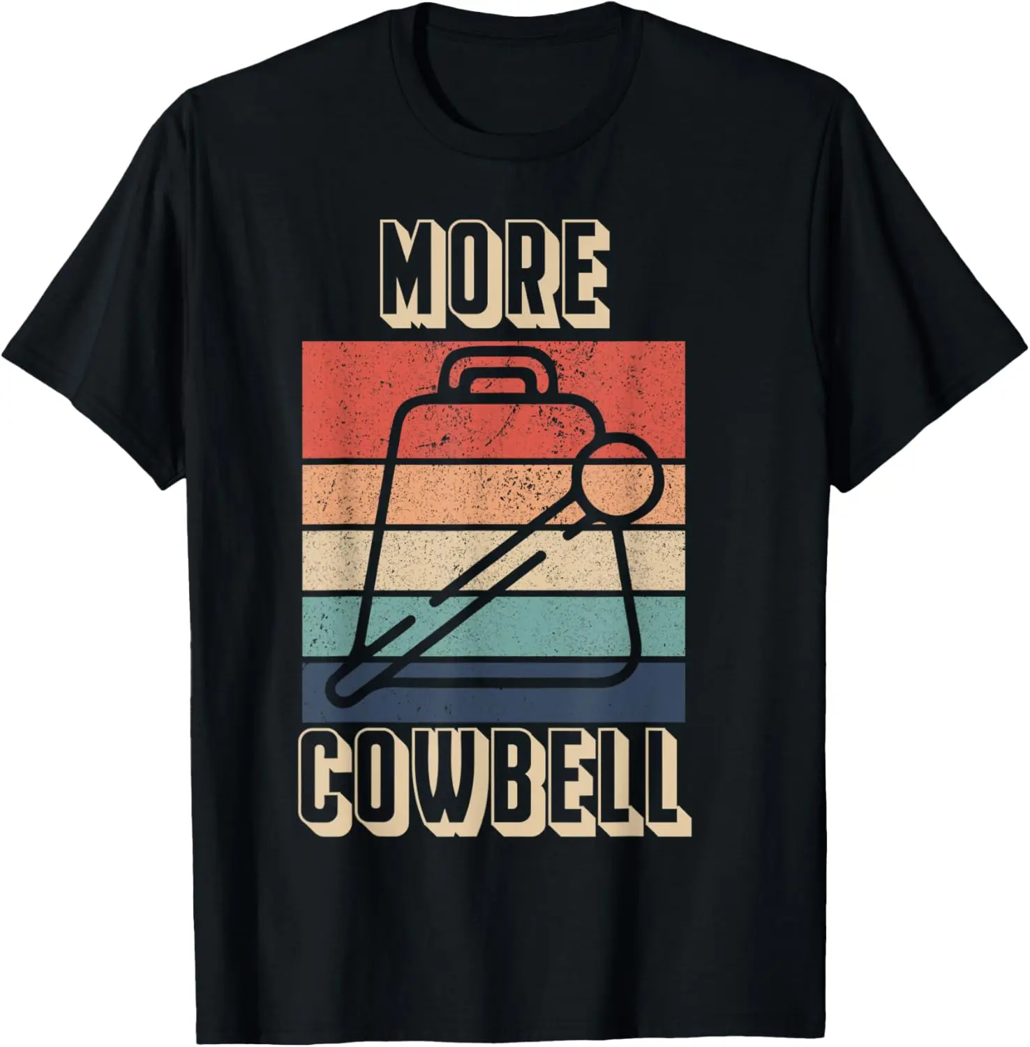 

More Cowbell Cute Cow Lover Farmer Farming T-Shirt