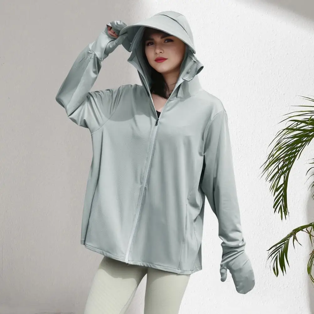 Толстовка с длинным рукавом, летняя женская быстросохнущая одежда с защитой от солнца и ультрафиолета, мужская куртка с капюшоном, тонкая пляжная толстовка