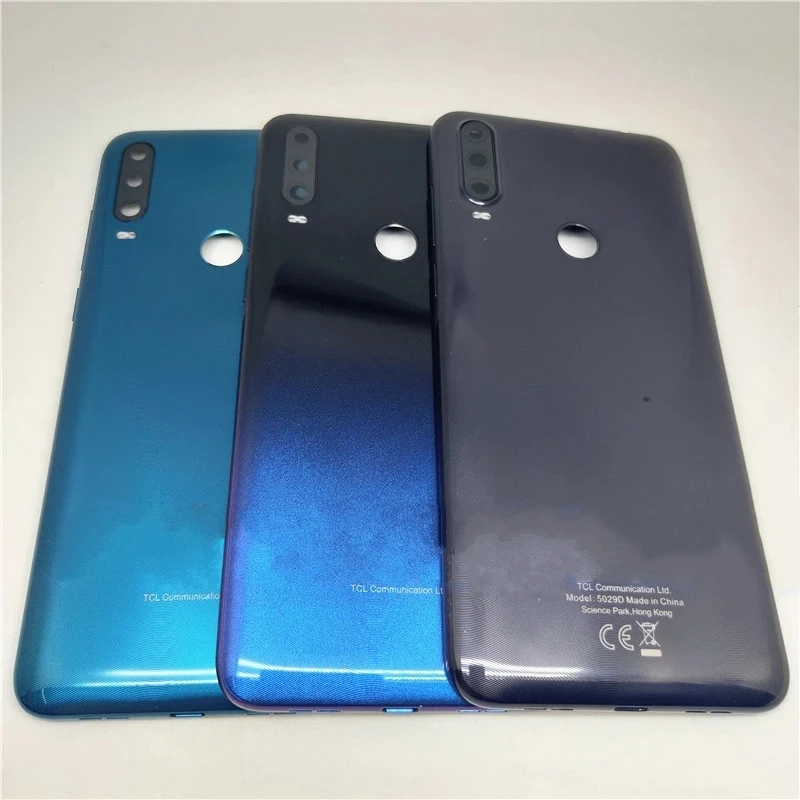 New Rear Housing For Alcatel 3L 2020 5029 5029Y 5029D Back Cover Repair Replace Battery Door Case +Camera Lens