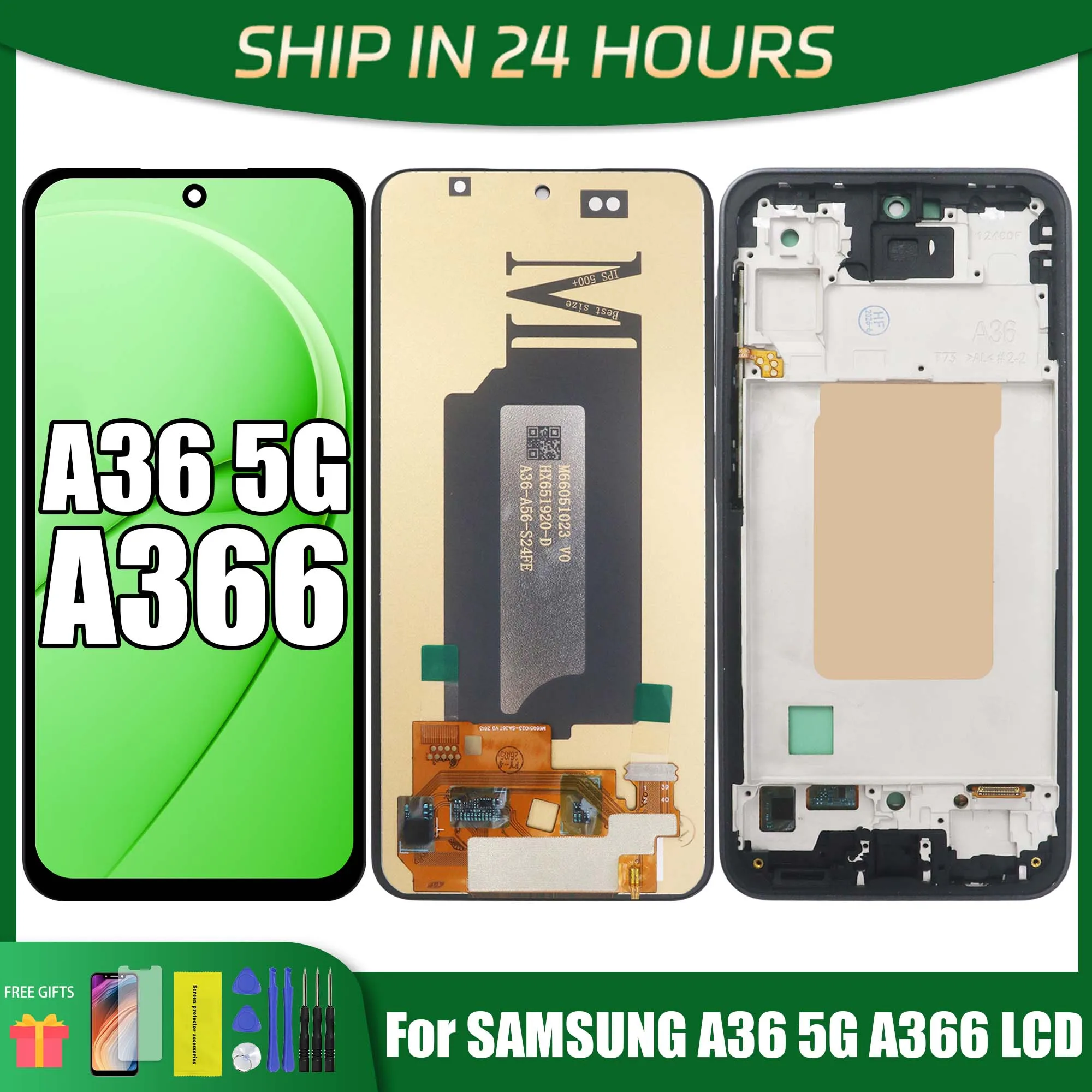 6.63 High Quality LCD For SAMSUNG A36 5G A366 Display Touch Screen Digitizer Assembly