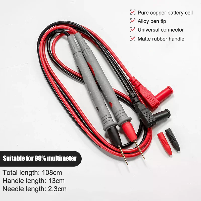Universal Multimeter Test Leads Probe Cable Wires Test Lead Wire Probe Wire Pen Digital Multimeter Probe Test Leads
