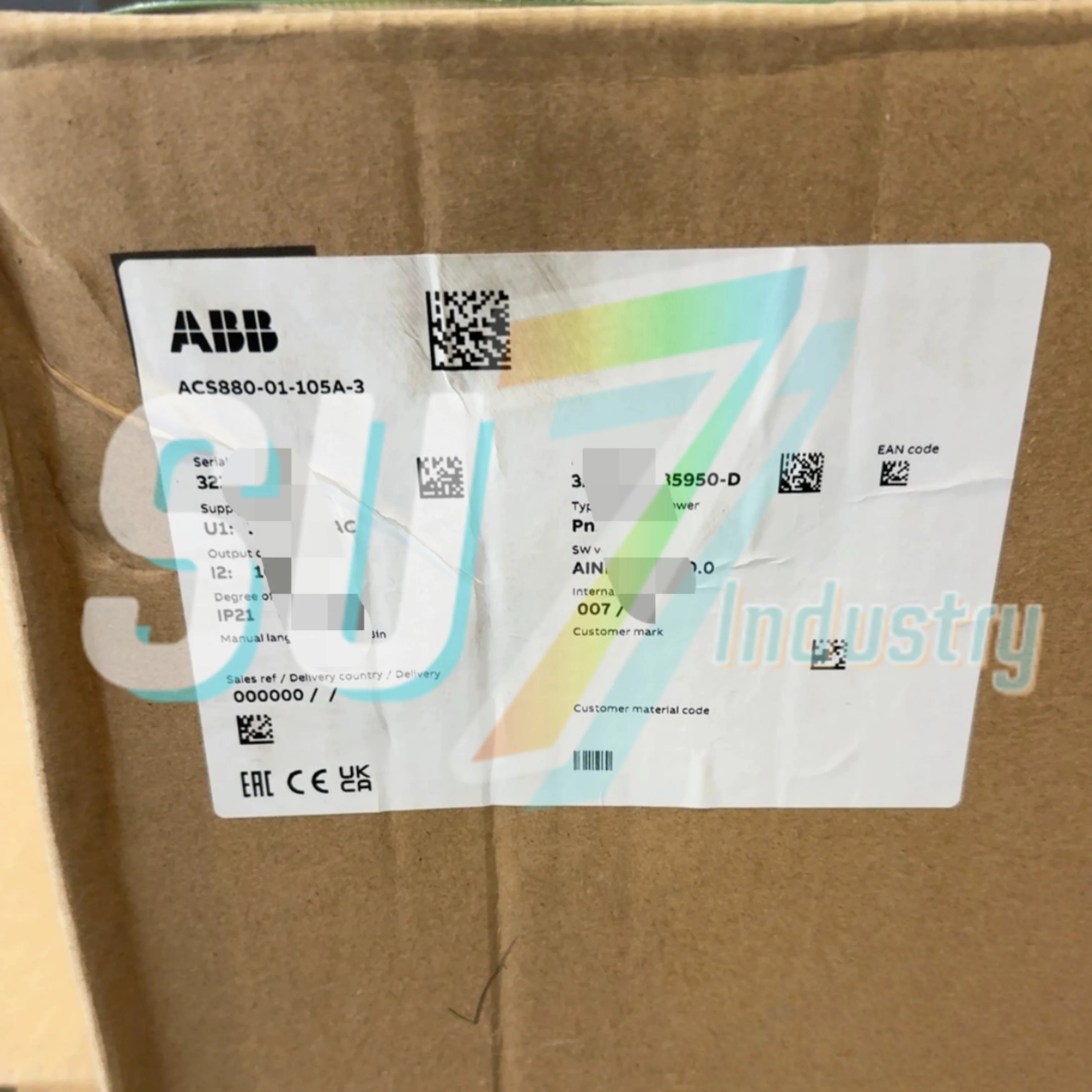 

ACS880-01-105A-3 frequency converter New original