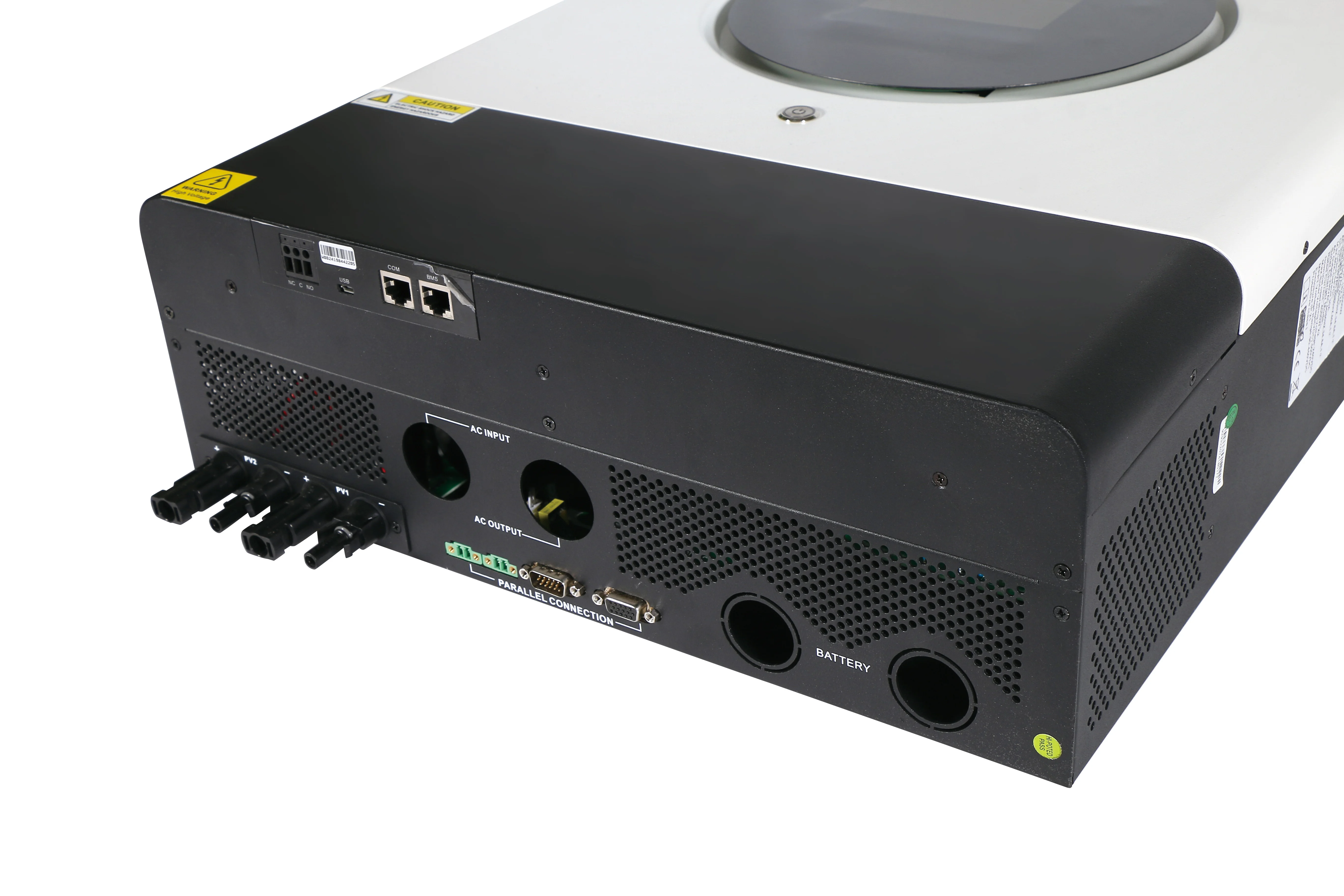 8kw عاكس هجين العاكس 48 فولت 220 فولت 8000 واط 5 بوصة شاشة LCD ملونة وزر قابل للمس محولات الطاقة الشمسية #5