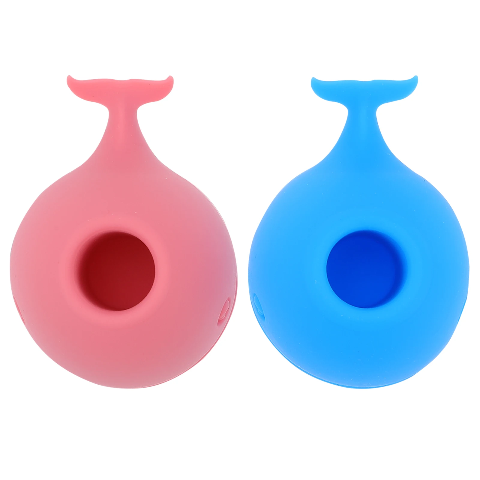 

2 Pcs Toothbrush Holder Cute Whale Quick Drying Silicone Cartoon Kids Bathroom Animal Toothbrush Stand Cup Home Supplies