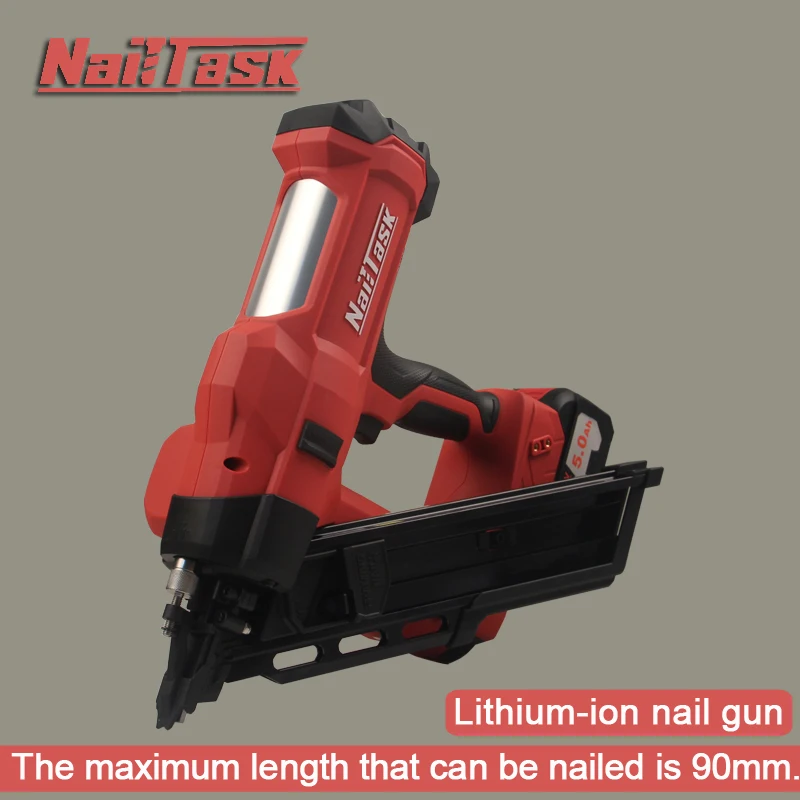 Nailtask DCFN3490M Cordless Framing Nail Gun 90mm Battery-Powered Nail Gun for Home Improvement And DIY Projects