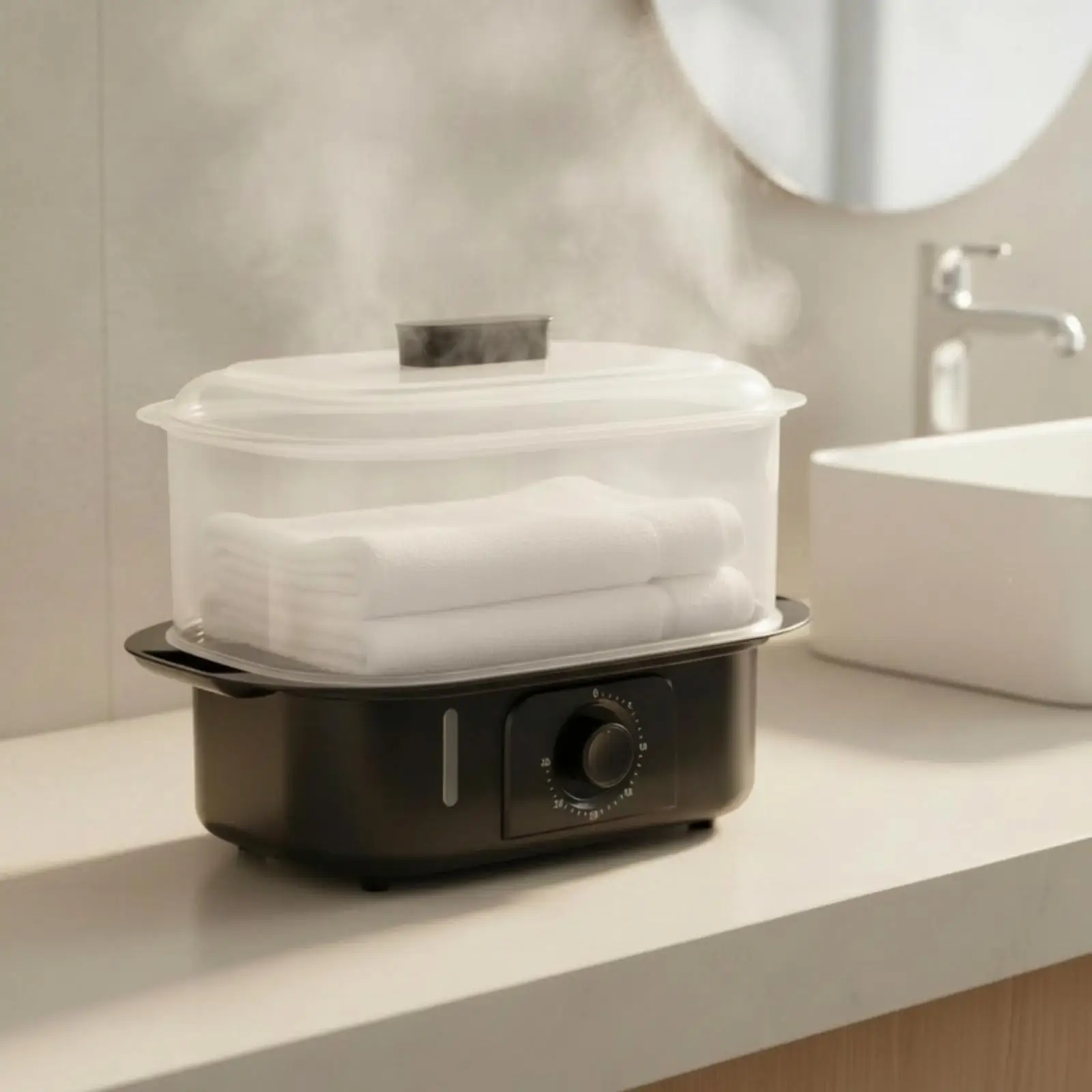 Towel Heating Cabinet Electric Towel Warmer Cabinet Countertop for Estheticians, Barbers, Salon, Spa, Bath