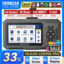 MUCAR CDE900 PRO Diagnostic tools for Auto Obd2 Coder Reader Diagnosis Cars Lifetime Free Update OBD2 Scanner Tools for Mechanic