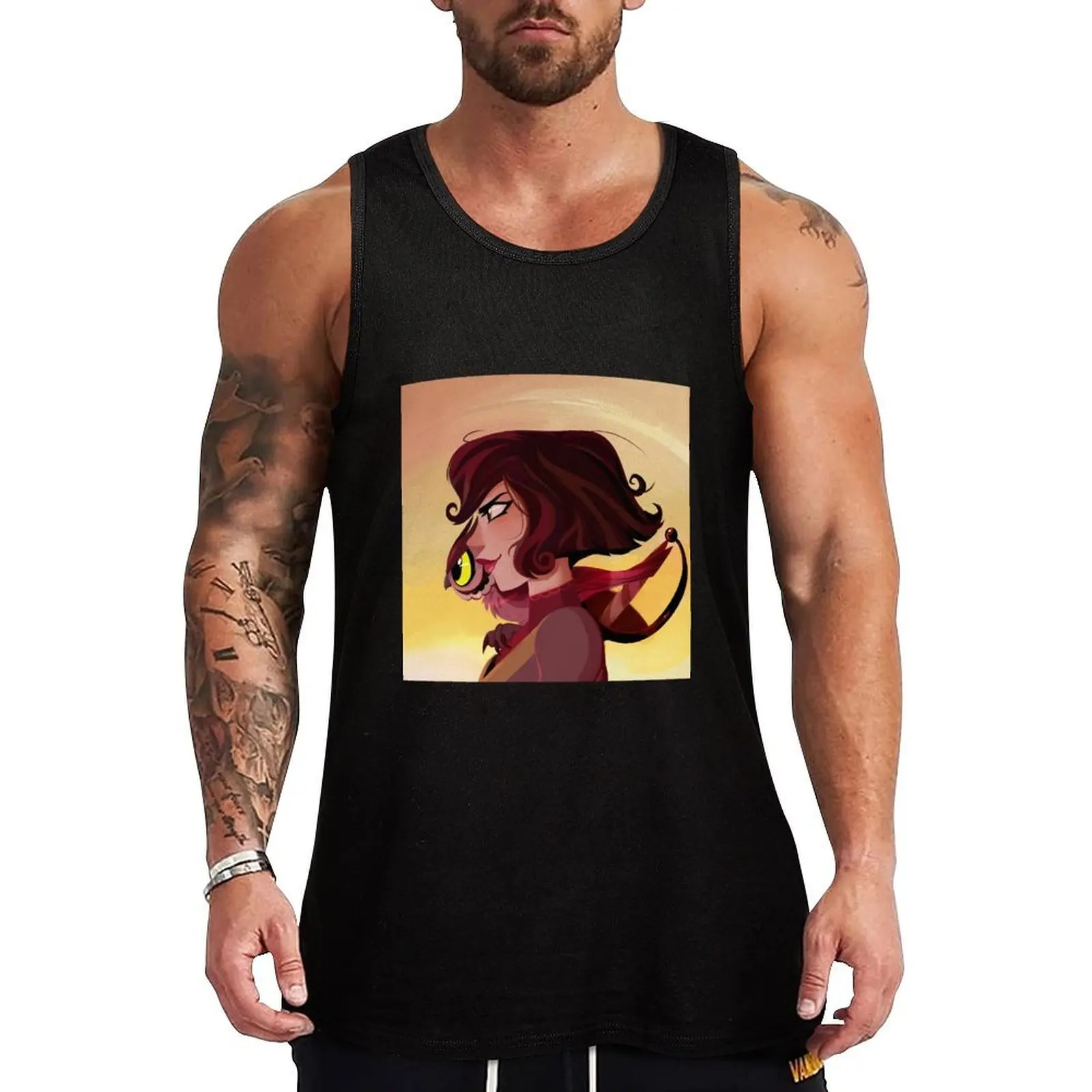 

cass and owl Tank Top Fast Dry Tank Top Sports Athletic Sleeveless Shirt