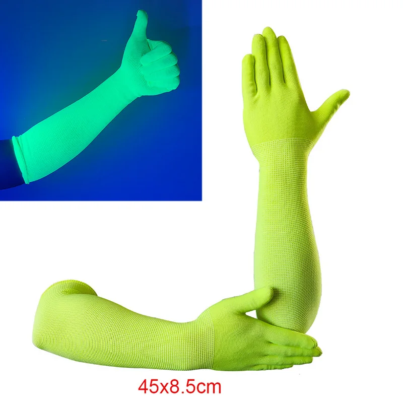 Glow in the UV Light Party Supplies Luminous Fluorescent Magic Glove Neon Party New Year Hands Finger Night Light Decoration