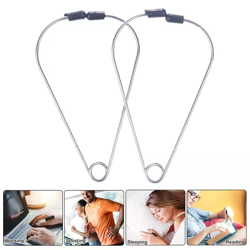 Acupoint Finger Joint Point Metal Massage Clip Portable Hand Meridian Massager Acupressure Clip Hand Acupuncture Points Clip
