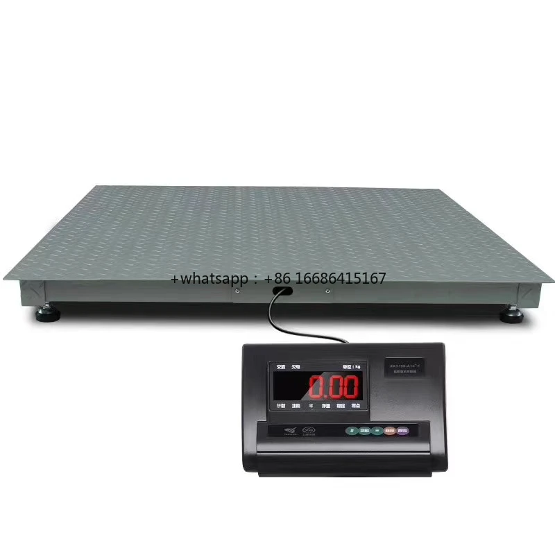 1000kg-3000kg Electric Floorscale Cattle Weighing Scale Platform Scales